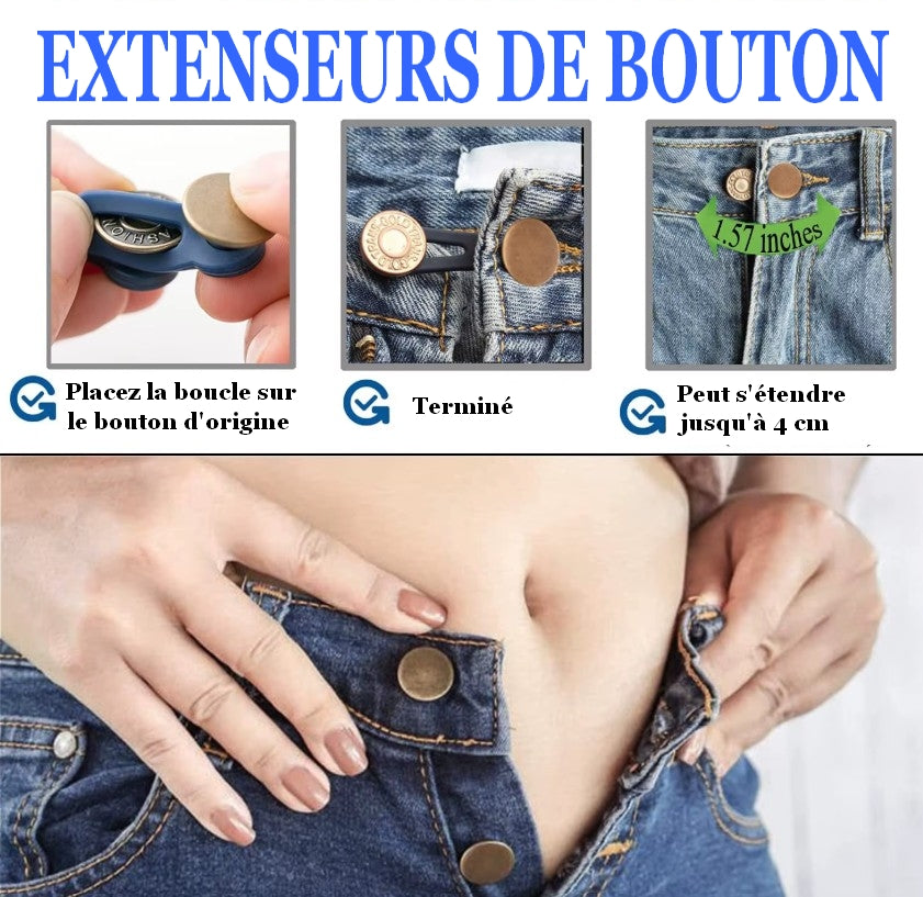 Extenseur de Taille pour Pantalon - Modèle Original & Robuste