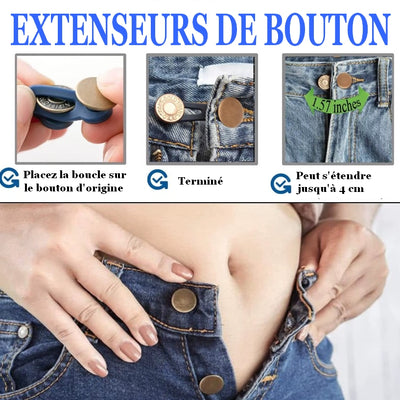 Extenseur de Taille pour Pantalon - Modèle Original & Robuste