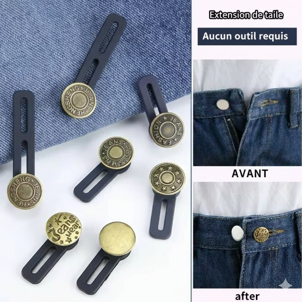 Extenseur de Taille pour Pantalon - Modèle Original & Robuste